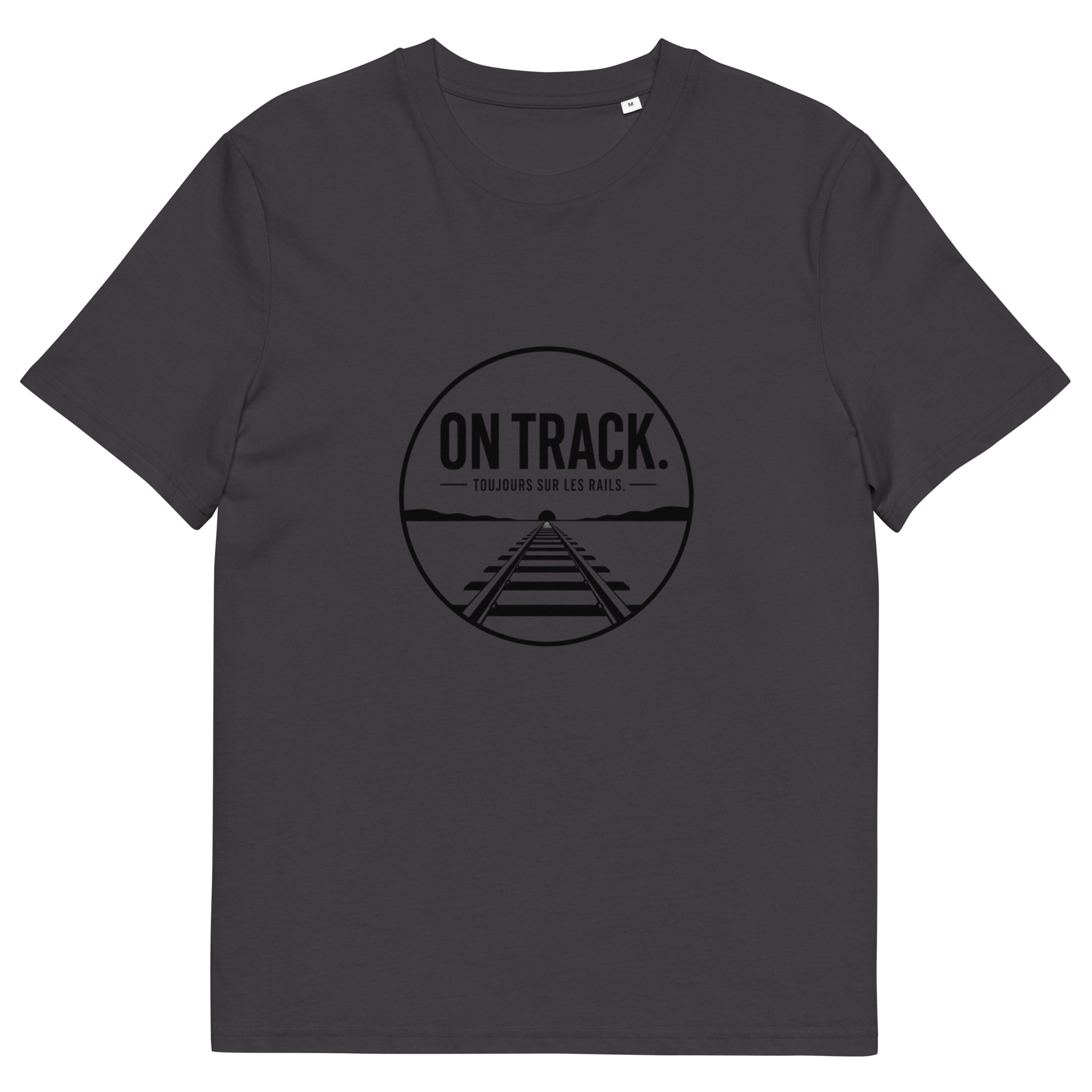 Unisex Organic Cotton T-Shirt On Track - Image 6