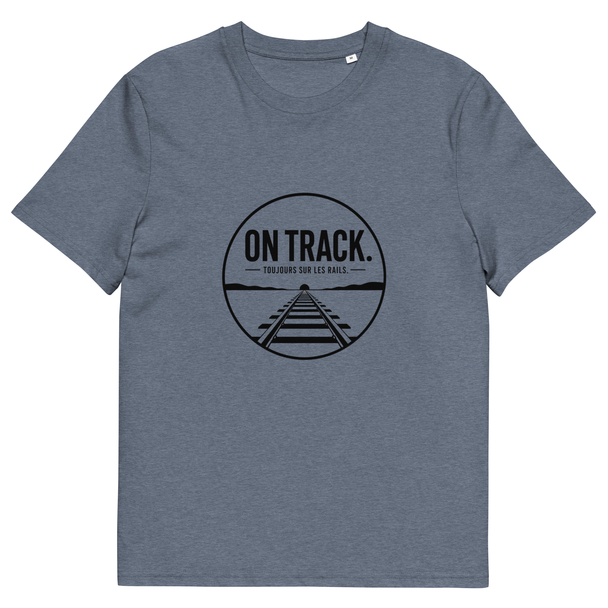 Unisex Organic Cotton T-Shirt On Track - Image 10