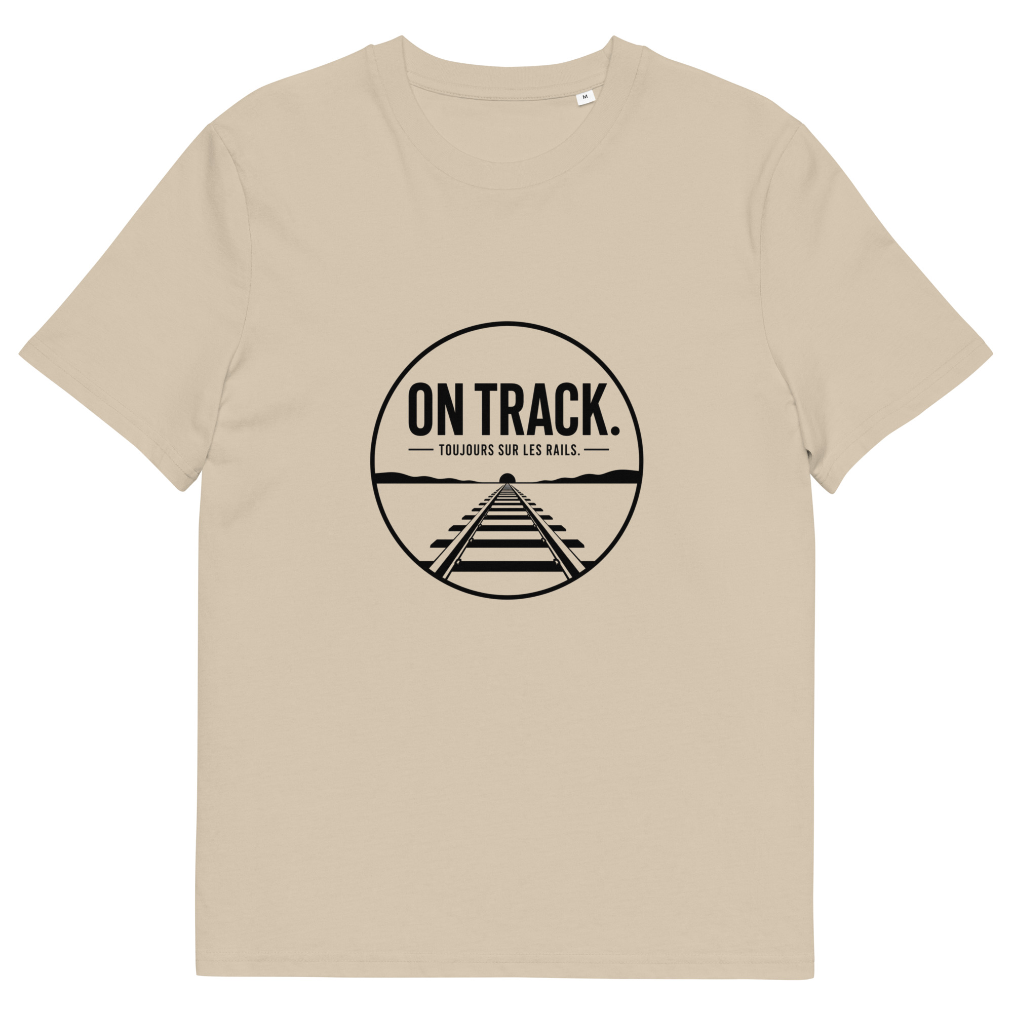 Unisex Organic Cotton T-Shirt On Track - Image 12