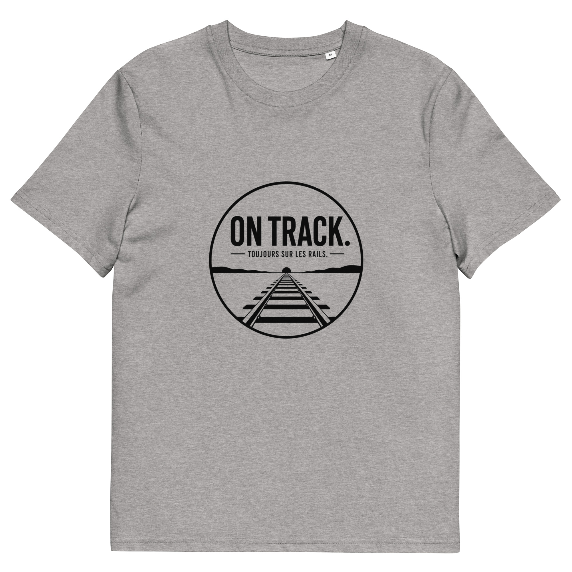 Unisex Organic Cotton T-Shirt On Track - Image 11